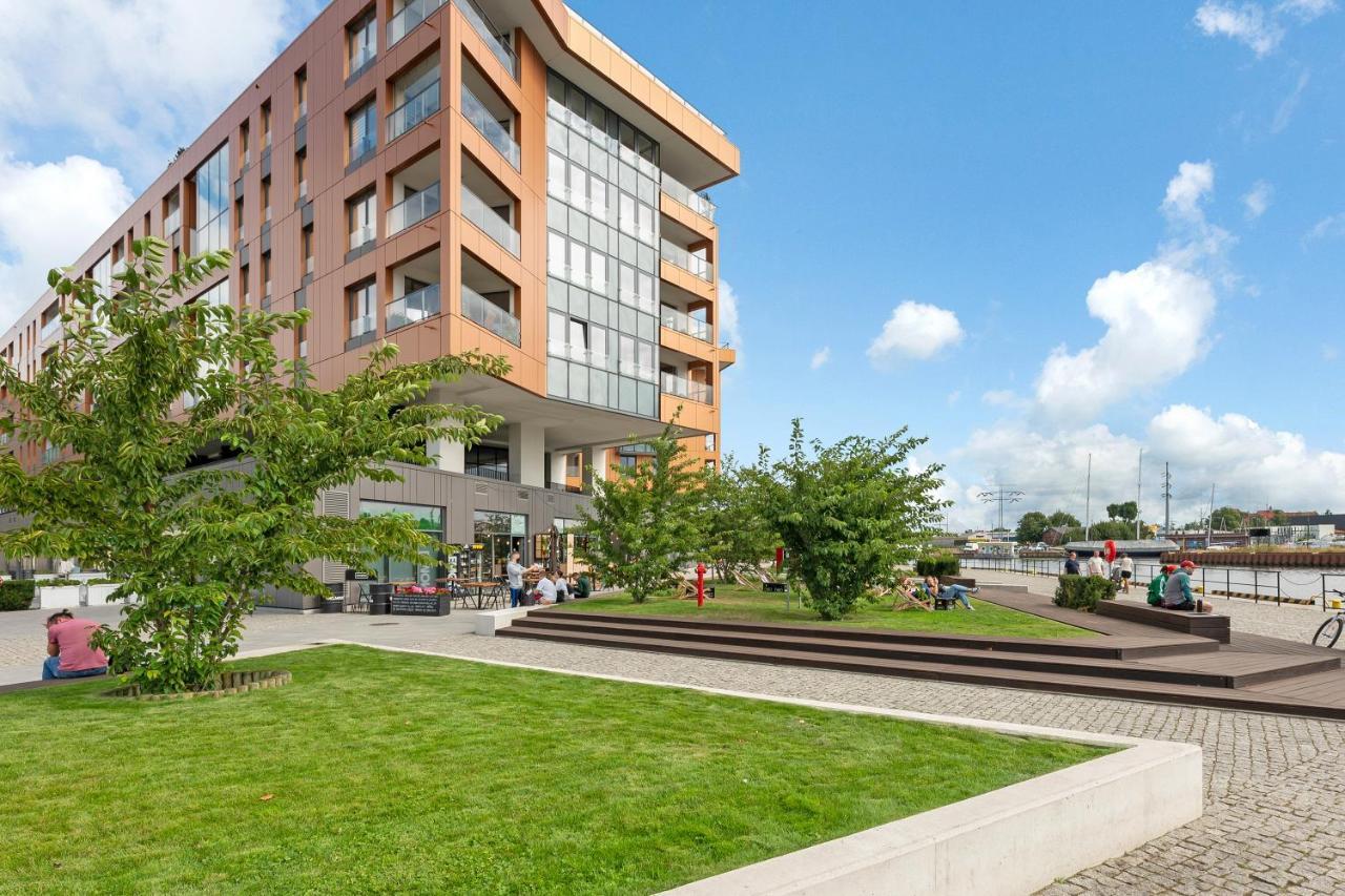 Premium Family & Business Old Town Riverside Apartment With Parking Gdansk Exterior photo
